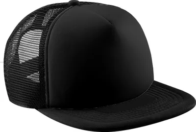 Produktbild von Beechfield Uni Vintage Trucker Baseballkappe (2 Stück/Packung) RW6705 (Einheitsgröße) (Schwarz/Schwarz)