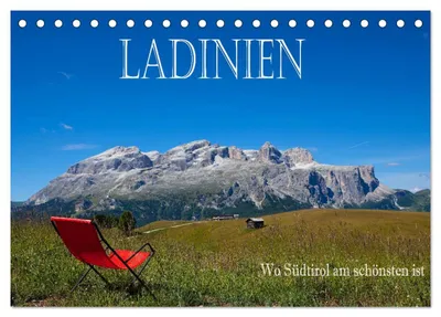 Produktbild von Ladinien - Wo Südtirol am schönsten ist (Tischkalender 2027 DIN A5 quer), CALVENDO Monatskalender