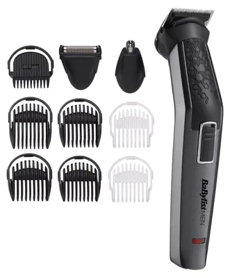 Zdjęcie produktu dla BaByliss MT727E, Czarny, Srebrny, 0,5 mm, 8 mm, Broda, Ucho, Brew, Wąsy, Nos, Tytan, Bateria