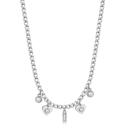 Produktbild von Halsketten   Mit Hängenden Anhängern Sagapò Silber Bis 42 cm  Kollektion Message - frau