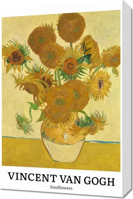 Zdjęcie produktu dla Obraz 40x60cm Design Sunflowers, Van Gogh Vintage do Salonu