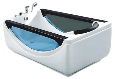 Obrázek produktu pro Badewanne Hydromassagewanne Whirlpool Blubberbad Spa-Bad Whirlwanne 180x85 cm