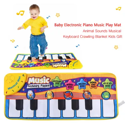 Produktbild von Musik Spielmatte, Klavier Musik Spielmatte, Baby Musikalische Keyboard Matte, Musikalische Decke, Musikalische Krabbelmatte