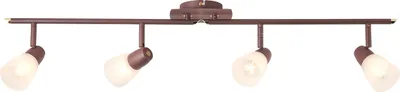 Produktbild von Brilliant Deckenleuchte Strahler Milos Kupfer/Alabaster max. 4 x 40W E14 schwenkbar
