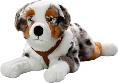 Produktbild von Carl Dick Australischer Schäferhund mit Geschirr ca. 60cm Plüschtier, Stofftier, Kuscheltier 3767
