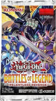 Produktbild von Yu-Gi-Oh! Battles of Legend Relentless Revenge Booster Pack 1. Auflage deutsch