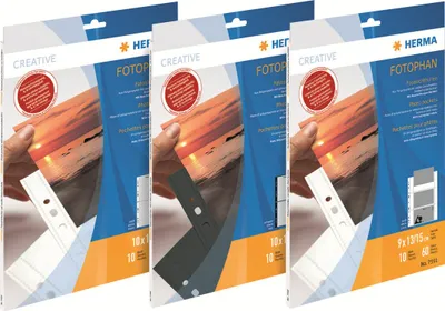 Obrázok produktu pre HERMA 7564, 130 x 180 mm, Priehľadná, Biela, Polypropylén (PP), Portrét, 230 mm, 310 mm