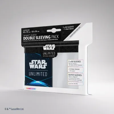 Produktbild von Gamegenic Star Wars: Unlimited Art Sleeves Double Sleeving Pack Space Blue