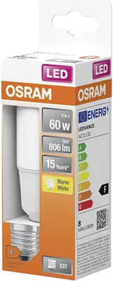 Immagine prodotto di Osram STAR Lampadina LED Bianco caldo 2700 K 8 W E27 F