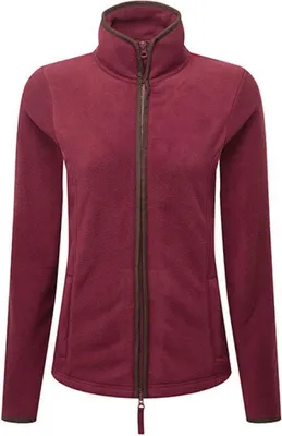 Produktbild von Premier Workwear PR824 | WomenŽs ŽArtisanŽ Fleece Jacket XS bis 3XL - Farbe: Burgundy (ca. Pantone 209C)/Brown (ca. Pantone 4975C) - Größe: XXL