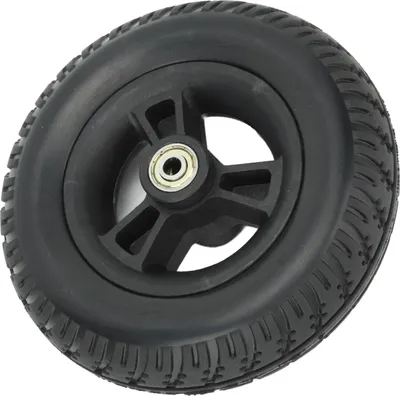 Produktbild von Ersatzrad für Rollstuhlräder, rutschfest, aus massivem PU, hohe Tragfähigkeit, 7 Zoll