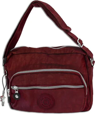 Produktbild von Bag Street leichte Nylon Tasche Damenhandtasche rot OTJ227R