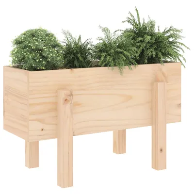 Produktbild von "2026 Aktion"Pflanzkübel/Garten-Hochbeet - CLORIS - Pflanzkasten - 62x30x38 cm Massivholz Kiefer - DEMöbel7276322