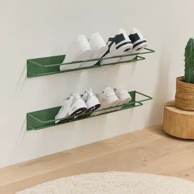 Produktbild von MyWIRE Schuhregal "Inn" 2er SET, 60 cm - grün