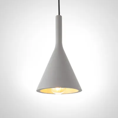 Produktbild von Pendelleuchte, E27, Lampe Für Wohnzimmer Esszimmer Küche, Höhenverstellbar Farbe Beton-Grau