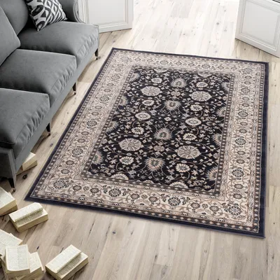 Zdjęcie produktu dla Dywan orientalny Klasyczny orientalny wzór - Salon -2512a anthratice - Kolor: Szary, Rozmiar: 140 x 200 cm