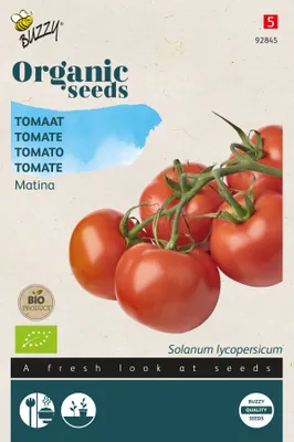Productafbeelding van Tomate Matina | Biologische zaadjes voor slaatomaat van Buzzy Seeds [Te gebruiken tot 07/2024]