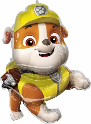 Zdjęcie produktu dla Balon foliowy Rubble Psi Patrol, 81 x 64cm pakowany