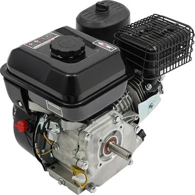 Obrázek produktu pro Benzínový motor – čtyřtaktní jednoválcový, 212 cm³ – výkon 7,5 k – 3600 ot./min – palivová nádrž 3,6 l – průměr hřídele 20 mm – rozměry 36,2 × 31,3 × 33 cm – černý