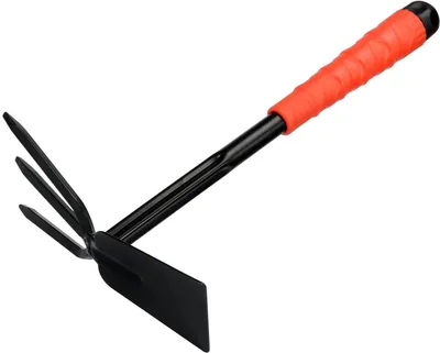 Image de Petite houe Largeur de travail 6,5 cm, double houe Trois dents 3 dents