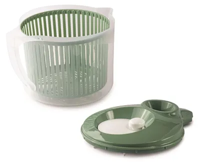 Immagine prodotto di Lavaverdure Snips, 3 L, con cestello interno estraibile, 19,5 x 26,5 x 19 cm, verde/bianco