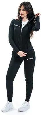 Image de Givova Lady Survêtement Noir S Femme Noir S