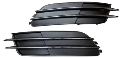 Productafbeelding van Chrome grillstrip afdekking, links, voor Audi A6 4G C7, modeljaren 2011-2014