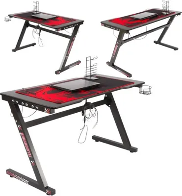 Obrázok produktu pre Gamingový počítačový stôl pre hráčov s LED osvetlením