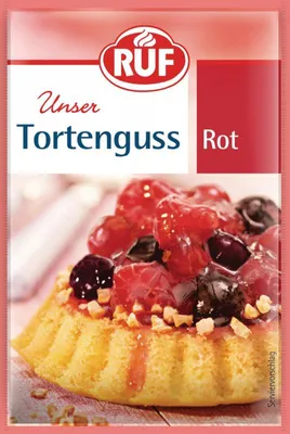 Produktbild von RUF Tortenguss rot