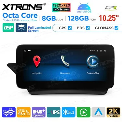 Produktbild von Xtrons QAM1245M12ECL Android 10,25 Zoll Multimedia Player Mercedes E-Klasse