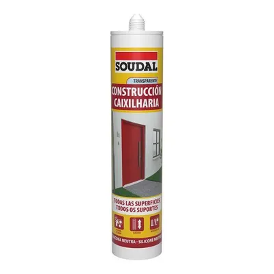Immagine prodotto di Silicone Soudal 115785 Costruzione Trasparente 290 ml