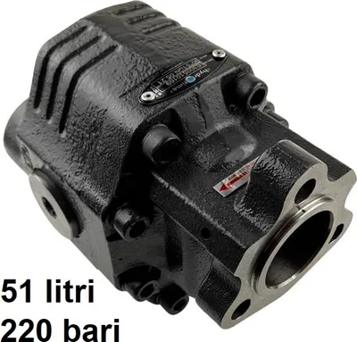 Image de Pompe hydraulique à engrenages 51 litres 220 bar pince en 3 vis, bidirectionnelle | CW-CCW