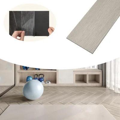 Obrázek produktu pro TANYEAR 72 kusů samolepicích vinylových desek, PVC podlahová krytina, vinylová podlaha s dřevěnou strukturou, 91,44 x 15,24 cm, protiskluzové, voděodolné podlahové dlaždice (1817-10)