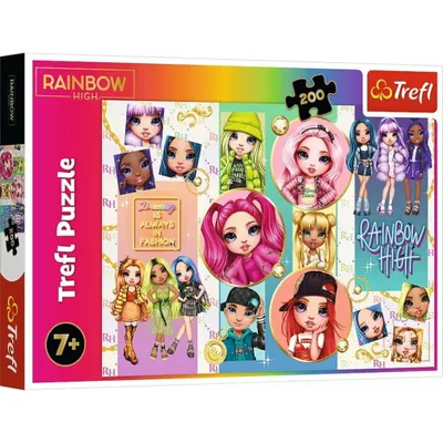 Obrázok produktu pre Puzzle 200 Przyjaźń Rainbow High 13289