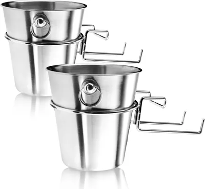 Produktbild von COM-FOUR® 2x Sektkühler mit Tischhalter - Kühlkübel für Sekt, Wein, Champagner