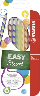 Produktbild von Ergonomischer Buntstift für Linkshänder - STABILO EASYcolors - mit 6 verschiedenen Farben