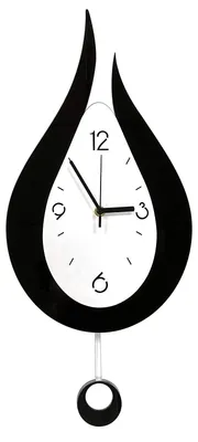Immagine prodotto di Omgoods - Orologio da parete a pendolo, design moderno, 50 cm