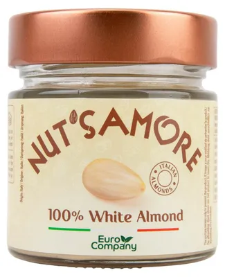 Obrázok produktu pre NUTS AMORE Biela mandľová pasta 175 g - Krémový mandľový krém bez cukru, ideálny na pečenie a varenie