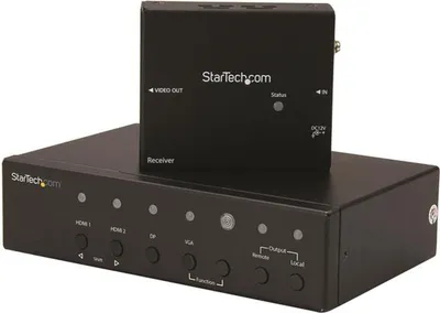 Obrázek produktu pro StarTech.com STDHVHDBT, 4096 x 2160 px, AV vysílač a přijímač, 70 m, Černá