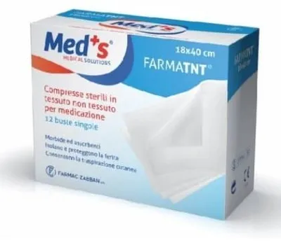 Immagine prodotto di Garza Compressa Meds Tessuto Non Tessuto 10X10Cm 100 Pezzi