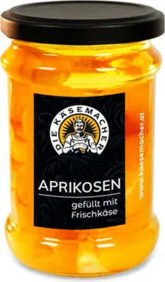 Produktbild von Aprikosen gefüllt mit Frischkäse 250g von Die Käsemacher
