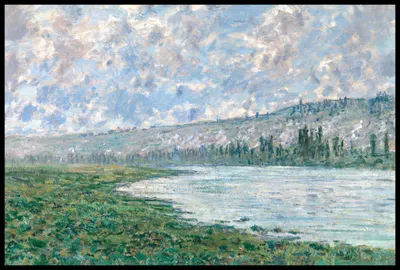 Immagine prodotto di Poster 91,5x61cm La Senna a Vétheuil, Monet Vintage per il salotto