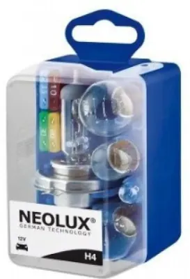 Produktbild von Neoluxkit H4 3200K 12V Kunststoffbox-Set