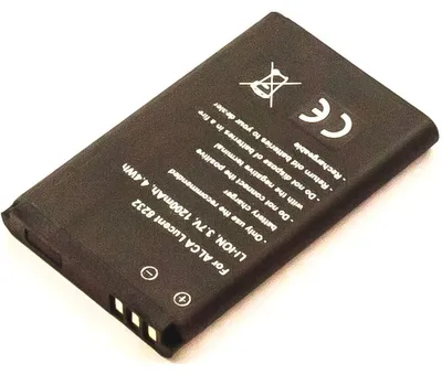 Immagine prodotto di Batteria ricaricabile per Agfeo DECT 60 IP agli ioni di litio, 3,7 V, 1100 mAh, nera
