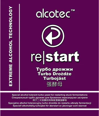 Produktbild von Alcotec Restart Hefe, Wein Hefe, Hefe für Wein, Weinhefe