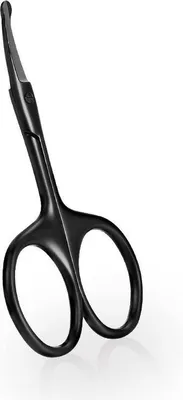 Immagine prodotto di Forbici per rifinire le sopracciglia e i peli del naso con pettine integrato - Acciaio inossidabile