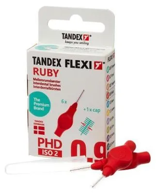 Immagine prodotto di Spazzola interd. Flexi rosso 0,9 6 pz