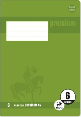 Obrázek produktu pro 20 ks Staufen® 734010606 Sešit PREMIUM LIN 6 – A5, 32 listů, 90 g/m², bez řádků