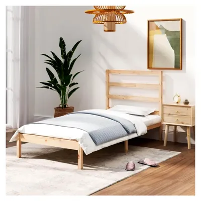 Produktbild von Einzelbett Bettgestell 90x190 cm aus Massivholz