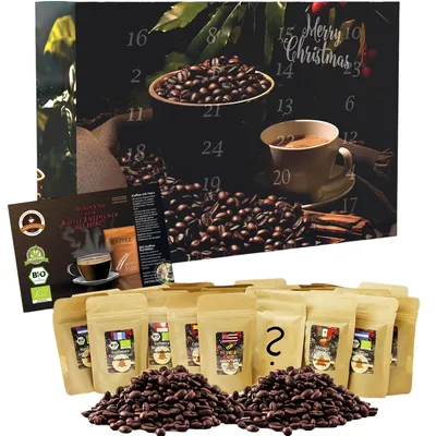 Produktbild von C&T Bio & Fairtrade Kaffee Adventskalender 2026, ganze Bohnen